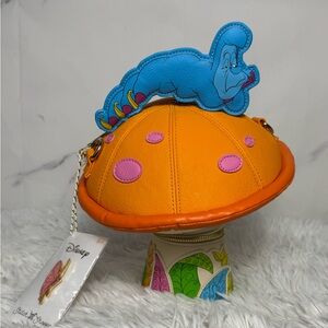 BNWT Disney Loungefly Stitch Shoppe AIW Caterpillar on Mushroom Crossbody Bag